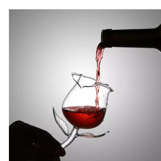 Rose drink glass 561357994088