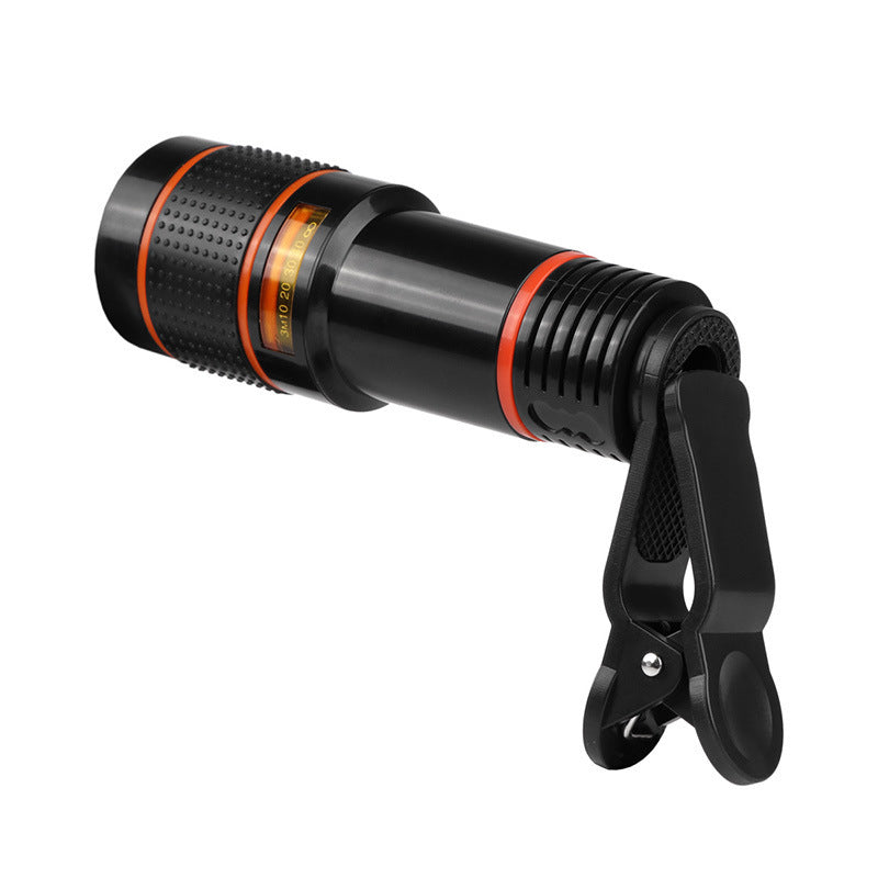 Zoom Mobile Phone Clip-On Retractable Telescope Camera Lens For  Galaxy S3 S4 S5 S6 S7 Edge Phone - 图片 3