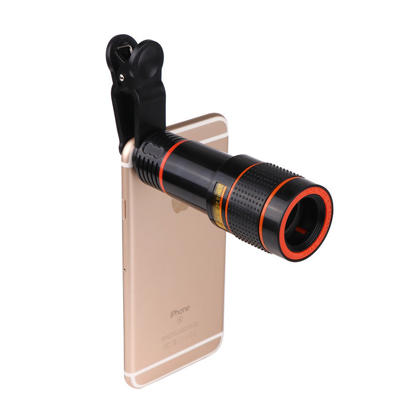 Zoom Mobile Phone Clip-On Retractable Telescope Camera Lens For  Galaxy S3 S4 S5 S6 S7 Edge Phone - 图片 4