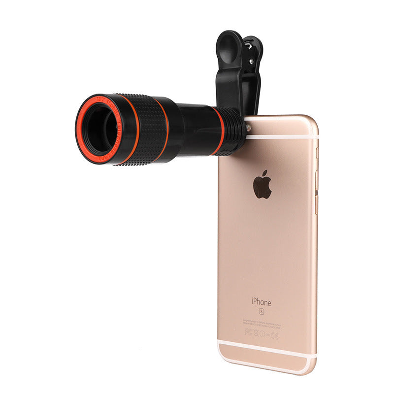 Zoom Mobile Phone Clip-On Retractable Telescope Camera Lens For  Galaxy S3 S4 S5 S6 S7 Edge Phone - 图片 6