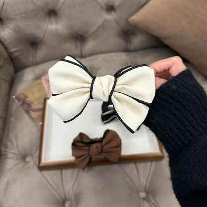Autumn And Winter Maillard Bun High Ponytail Bow Claw Clip 561b930d 983d 48e5 9dd5 adc096f521f6