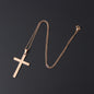 Mirror Stainless Steel Cross Shelf Necklace 56242da8 22fd 46cd 85f0 da3d440e143f