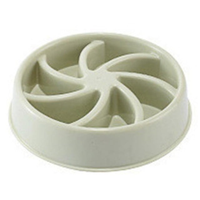 Plastic Pet Dogs And Cats Choke Prevention Slow Food Bowl 563527261532