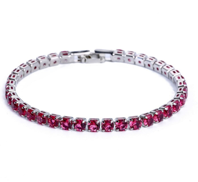 Row drilled zircon bracelet bracelet 5648584021855