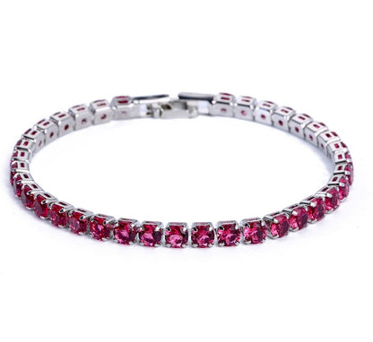 Row drilled zircon bracelet bracelet 5648584021855