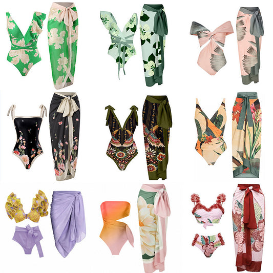 Siamese Conservative Covering Belly Thin Swimsuit French Retro One-piece Bikini 564e7be1 c024 4b3f b453 9bf9cb90770e
