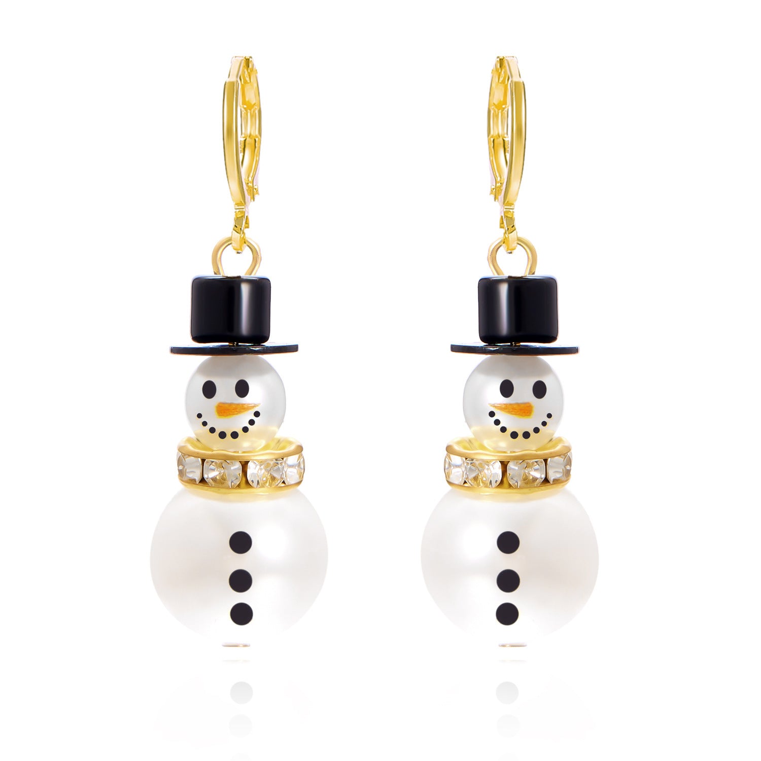 Women's Fashion Christmas Snowman Pendant Earrings 564f5039 314b 4cb1 beef a1f173083387