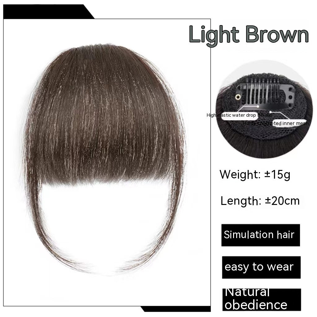 Natural Forehead Artificial Hair Straight Bangs Wig Set Seamless Invisible Wig Set 5652d9d0 aa8a 46ea 87a7 ba5fb6c35abc trans