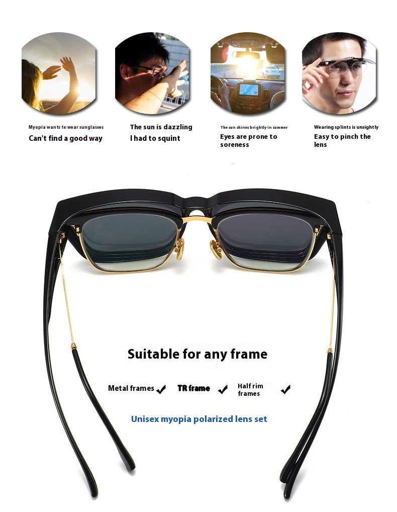 Myopia Sunglasses For Men's Driving And Fishing