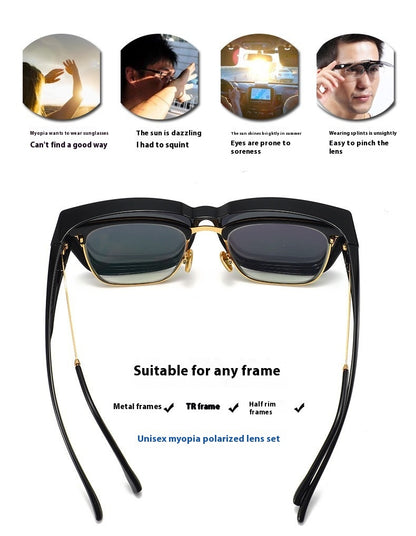 Myopia Sunglasses For Men's Driving And Fishing