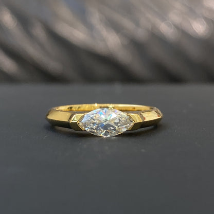 Design Couple New Simple Horse Eye Diamond Ring 565c06fc 278c 41f9 8490 b86063c1f5bc