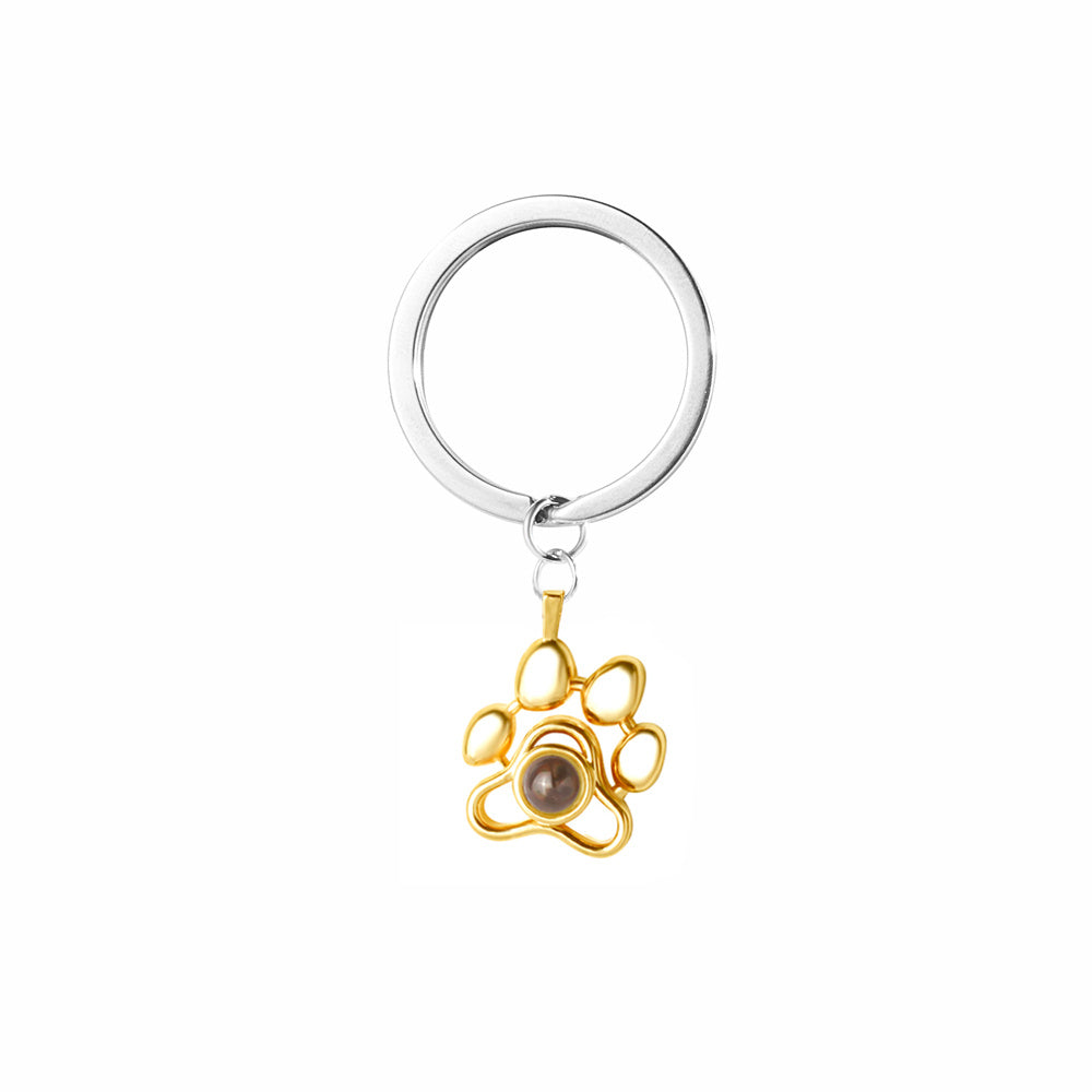 Projection cat paw necklace 5670053840103