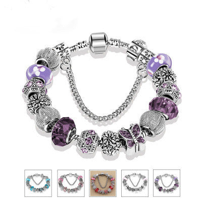 Beaded Bracelet DIY Diamond Butterfly Alloy Tennis Accessories 5671736450545
