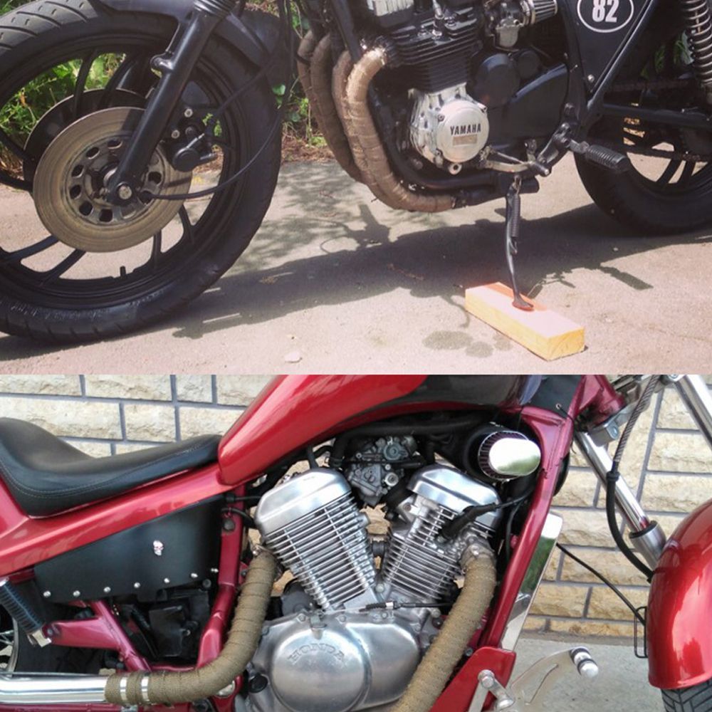 Motorcycle exhaust pipe insulation belt 5672086700346