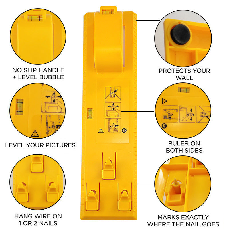 Multifunctional spirit level for frame hanging tool 5676007148559