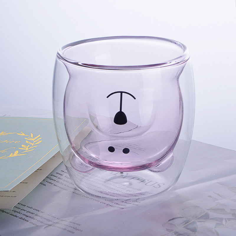 3D Double Layer Lovely Panda Cup Skull Wine Cup - HD Wireless Product #41