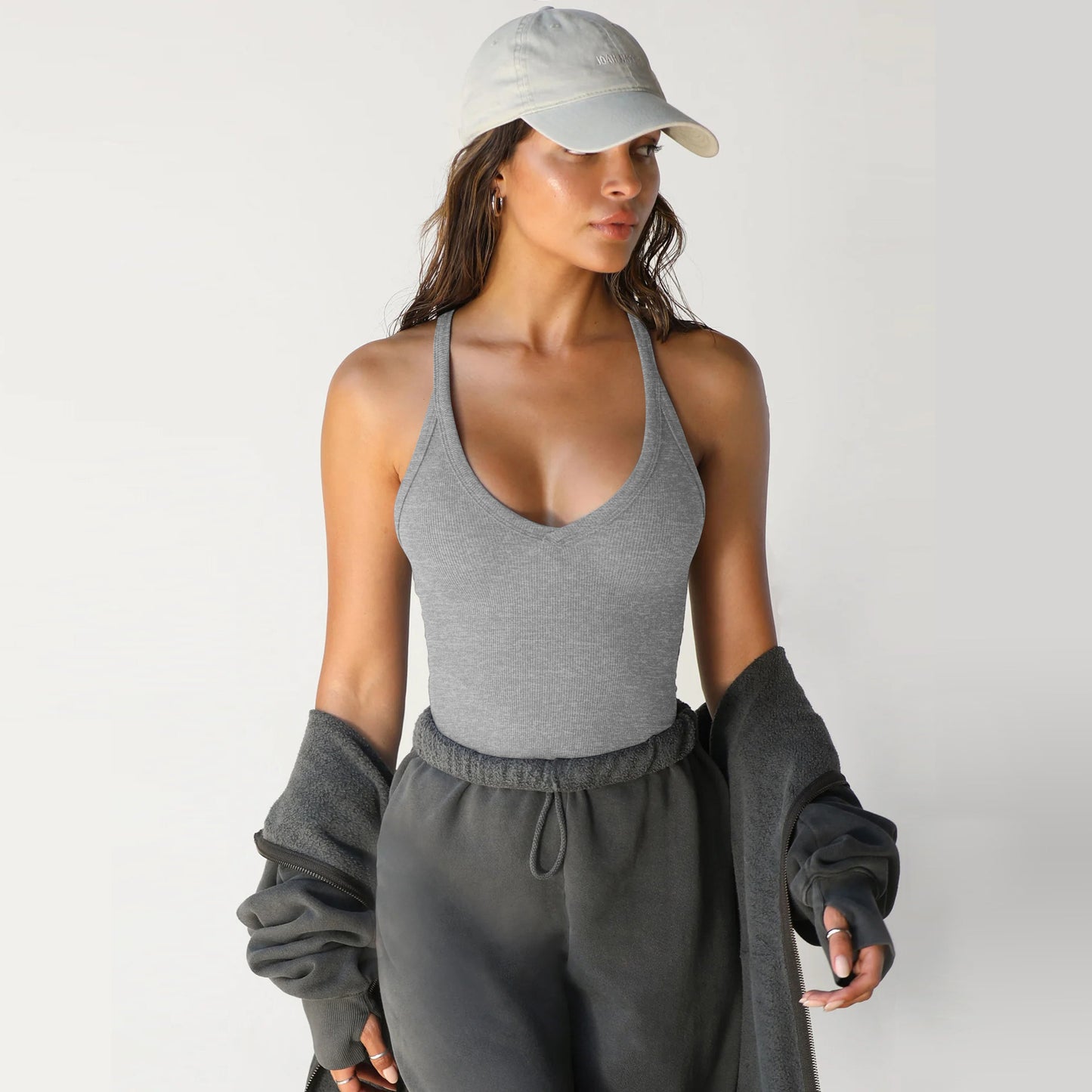 Spring Knitted Vest Sexy Slim Top Womens Clothing 5684afd3 20d6 4ece af0c ecf4b20ccb02