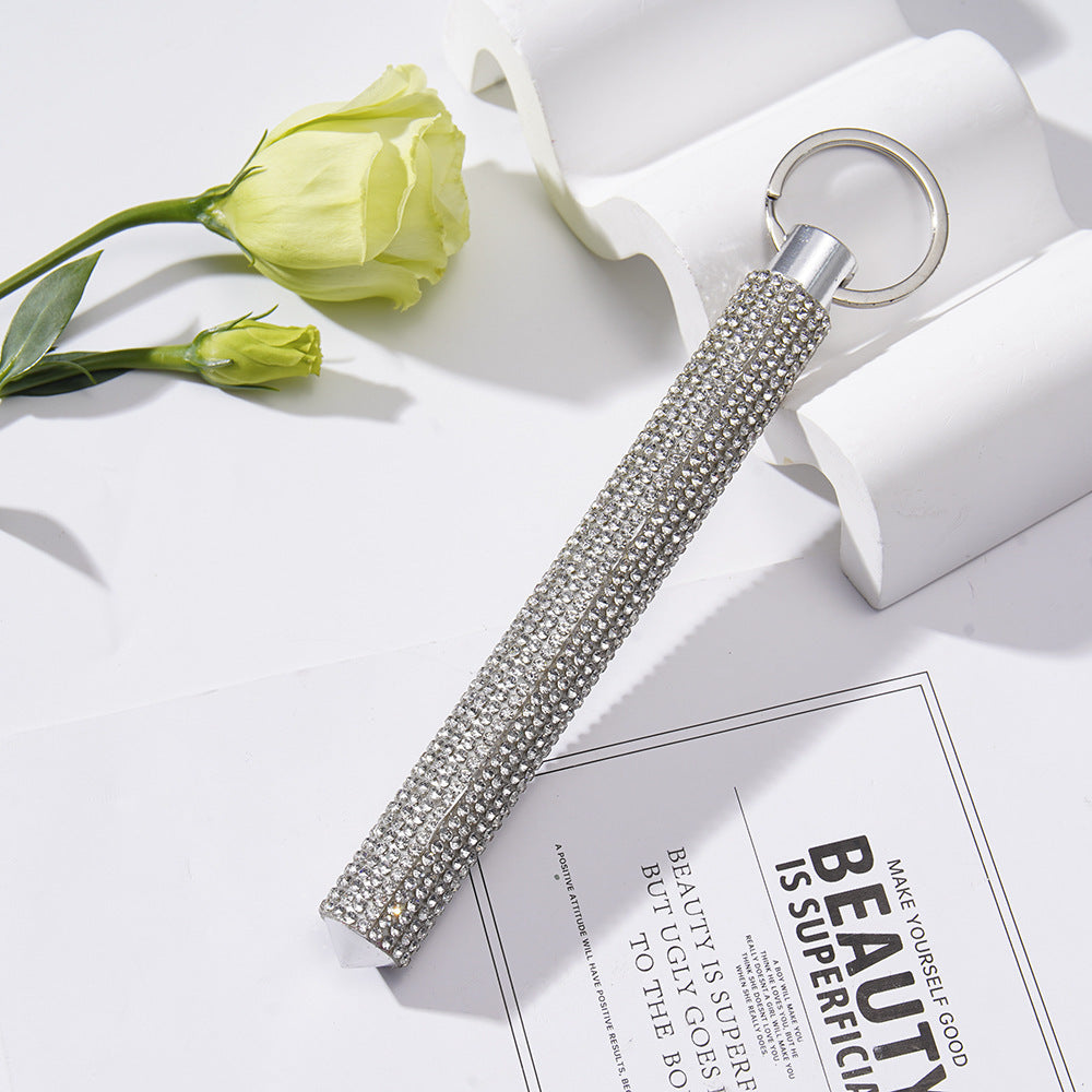 Outdoor Anti-body Round Head Metal Diamond-embedded Anti-body Stick 568cdb7d f355 4e68 8220 9c38d86c1ff0