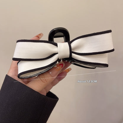 French Elegant Bow Claw Clip Girls Spring And Summer 56b7e75f 9879 45e5 8119 1410b6a00ad6 trans