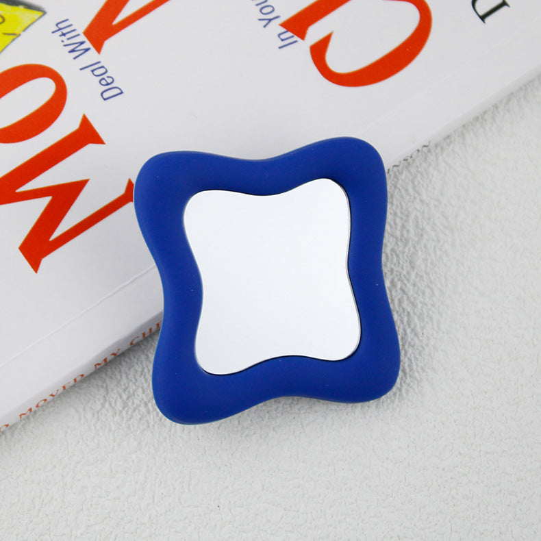 Irregular Mirror Transparent Air Bag Bracket Ins Blogger The Same Model Mobile Phone Bracket - 图片 4