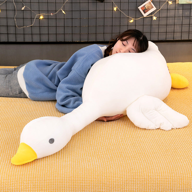 Cute Big White Goose Pillow Doll Plush Toy 56d034d8 af70 4f8c 93a4 16a19f324eec