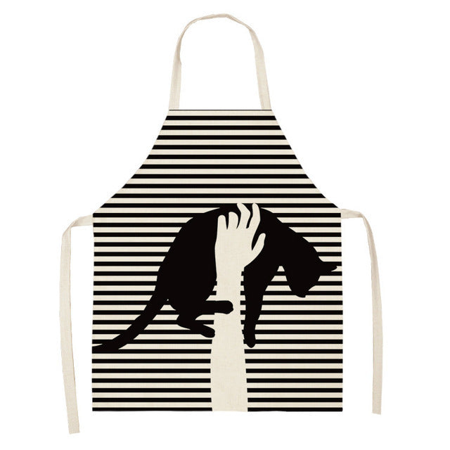 Cute Cartoon Cat In Apron 56d4443c 825f 4348 990f c488c03ad658