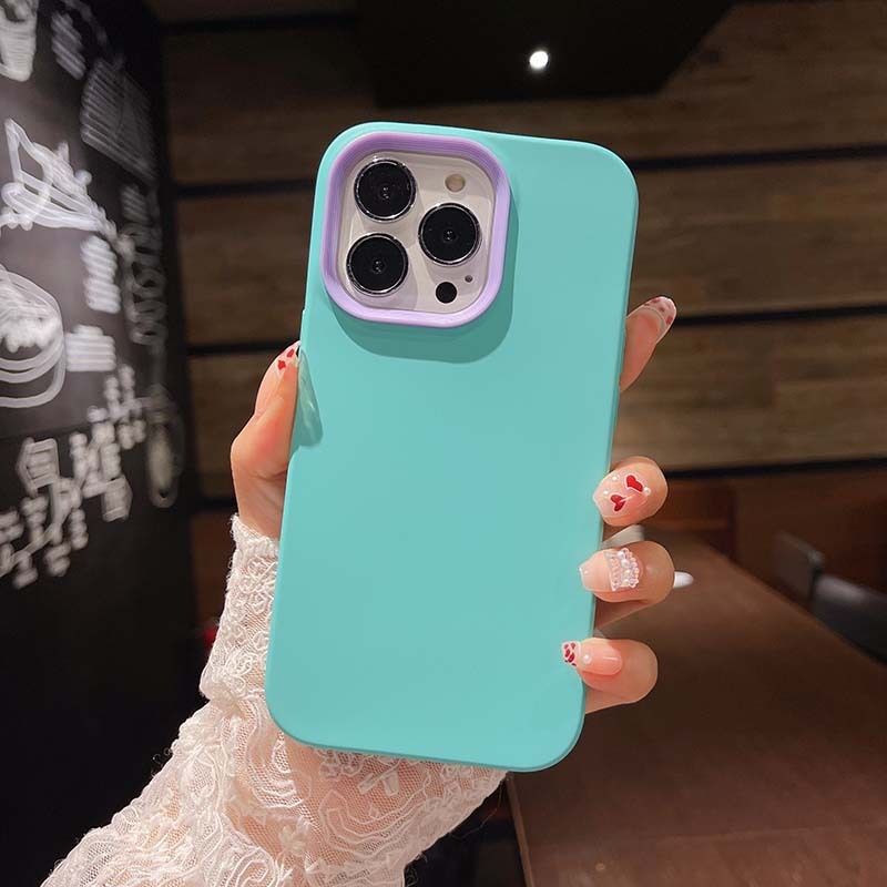 Mobile Phone Case Contrast Color 3 In 1 Protective Cover 56d5bc7e 57ee 4a20 bb26 7bb437fb4fe7