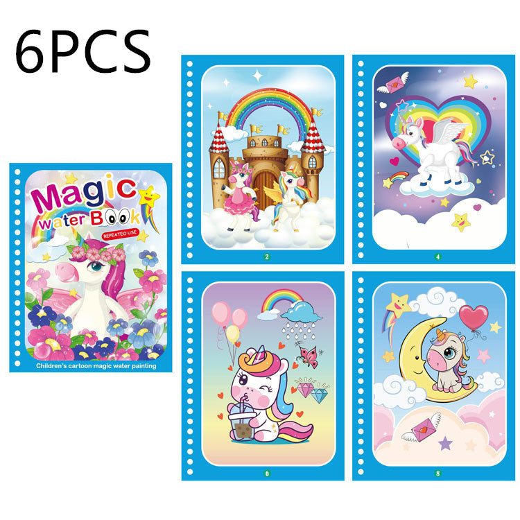 Children's Creative Magic  Water Painting Book 56dd288b 2aa5 47a3 ba58 f403d761368d