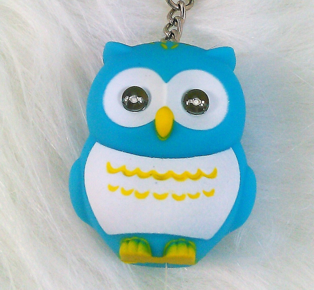 Luminous Sound Cartoon Owl Car Interior Design Accessories Keychain Pendant 56f226b6 0d7b 42e0 85d3 5e75a0a68b45