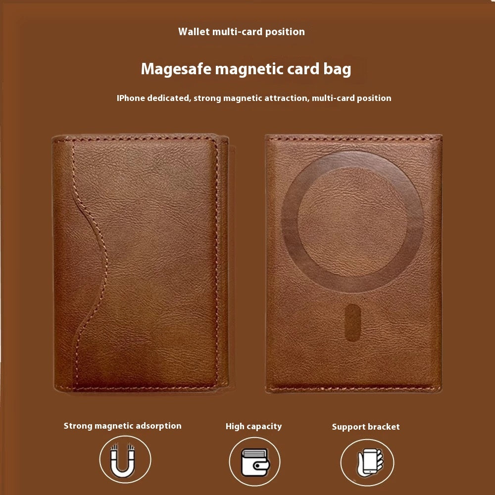 MagSafe Magnetic Card Holder Tri-fold Wallet Card Holder 56f2e12d 95f6 4f83 8e69 a48558d14a04 trans