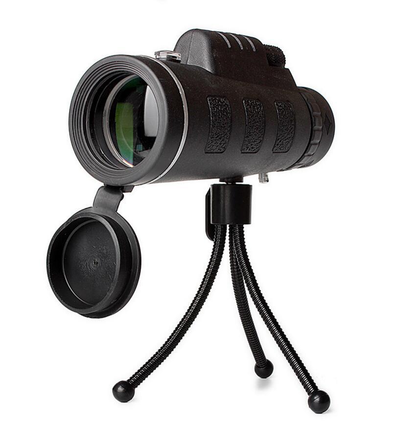 Compatible with Apple, Monocular Telescope Zoom Scope with Compass Phone Clip Tripod - 图片 6