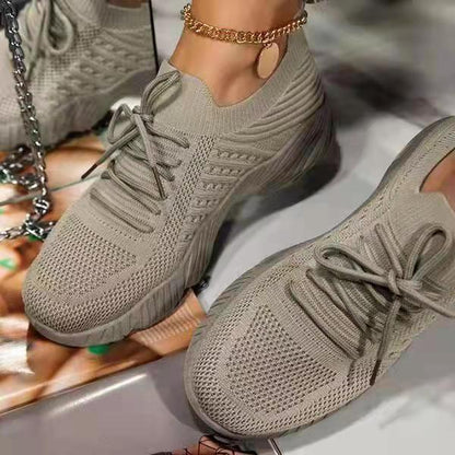 Women's Sneaker Thick Bottom Solid Color Dad Shoes 570e58b4 de30 423c b518 11106a6a8298