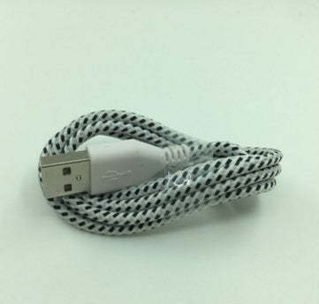 Nylon Braided Micro USB Cable Data Sync USB Charger Cable - 图片 3