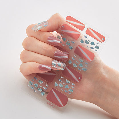3d Laser Bronzing Craft Nail Applique Nail Sticker - HD Wireless Product #13