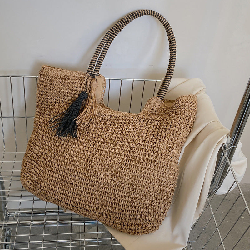 Winter Fashion Straw Casual Tote Bag 5736511b 58d4 45ea 8def 6f57d837e68b