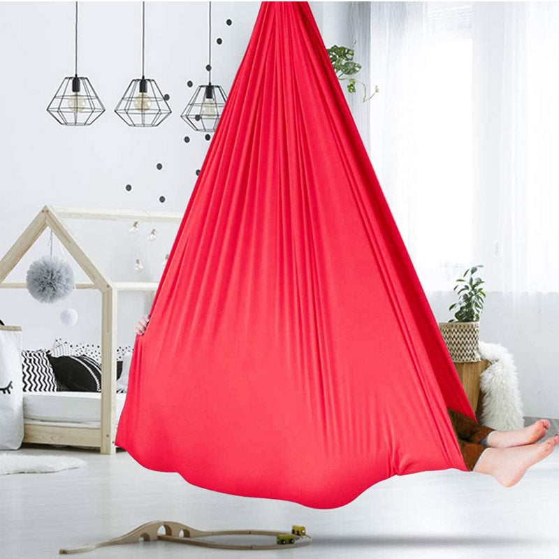 Kids  Cotton Outdoor Indoor Swing Hammock For Cuddle Up To Sensory Child Therapy Soft Elastic Parcel Steady Seat 573843190859