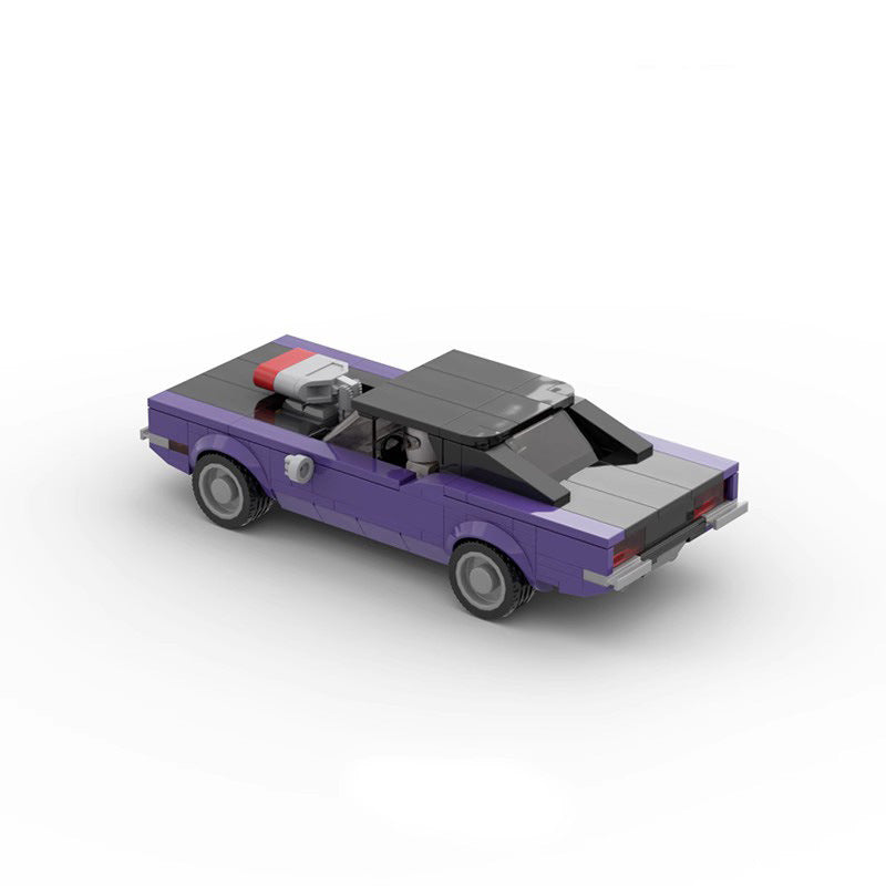 Building Blocks Assembling Building Blocks Creative Speed 8 Grid Car Series 1970 Dodge 5739c24e 24a4 480a b708 b9d5dc1c2579