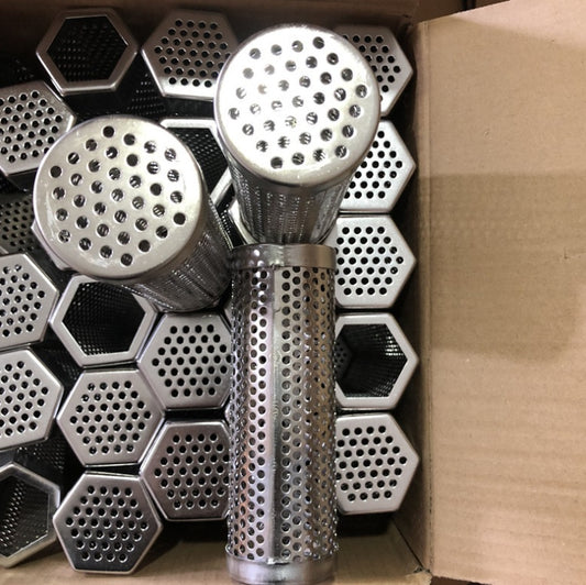 Stainless Steel Smoke Pipe Barbecue Tray Holder Accessories 574073755314