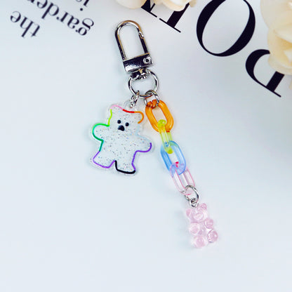 Acrylic Bear Headphone Accessories Keychain Girl Heart 5742b851 f6f6 4b31 ae82 a2e6f0e6cdd4