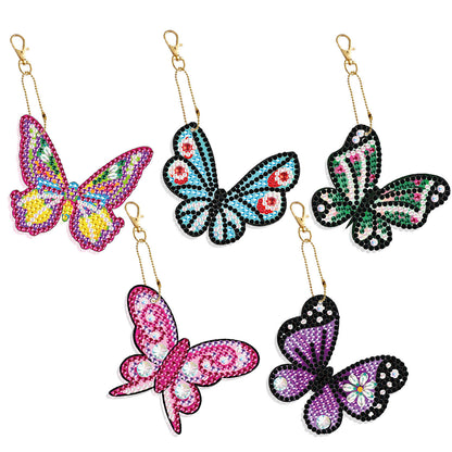 5D Diamond Drawing Keychain Double Sided Irregular - HD Wireless Product #8