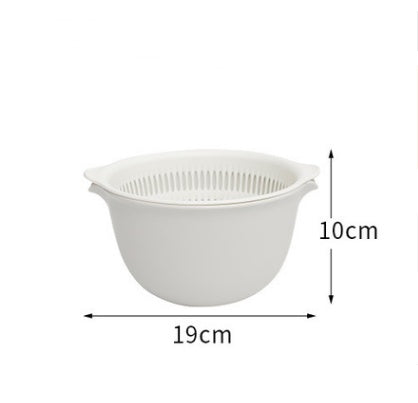 Double sink dish drain basket kitchen panning wash fruit basket 5751109957791