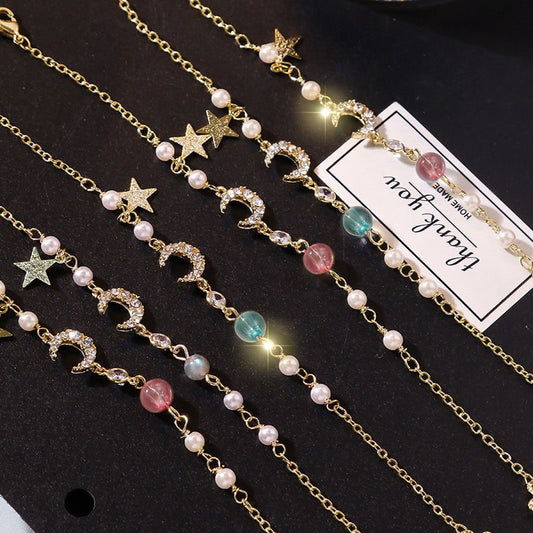 Half Moon Star And Moon Bracelet Student Girl Heart Bracelet 575591a5 9e53 4168 9a5c 56e66e7c700c