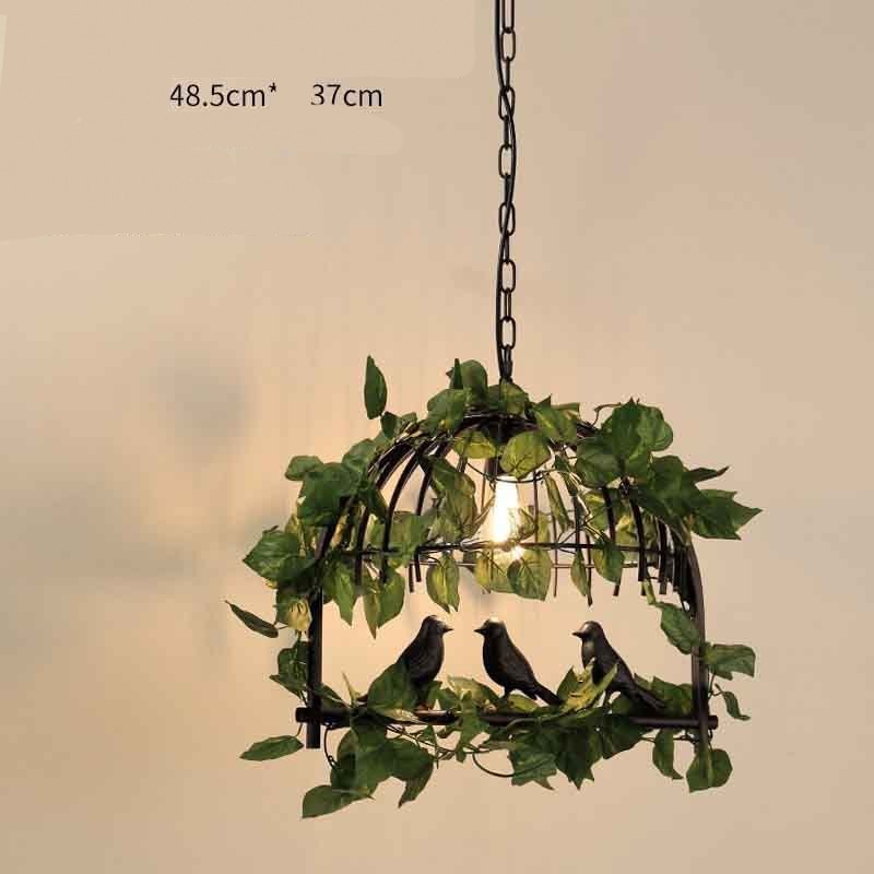 Walnut Chandelier Iron Bar Plant Bird Restaurant 57585087 78a8 4149 b669 99312825b687