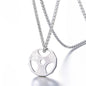 U7 sport jewelry stainless steel men fitness barbell gym necklace 5760196778927