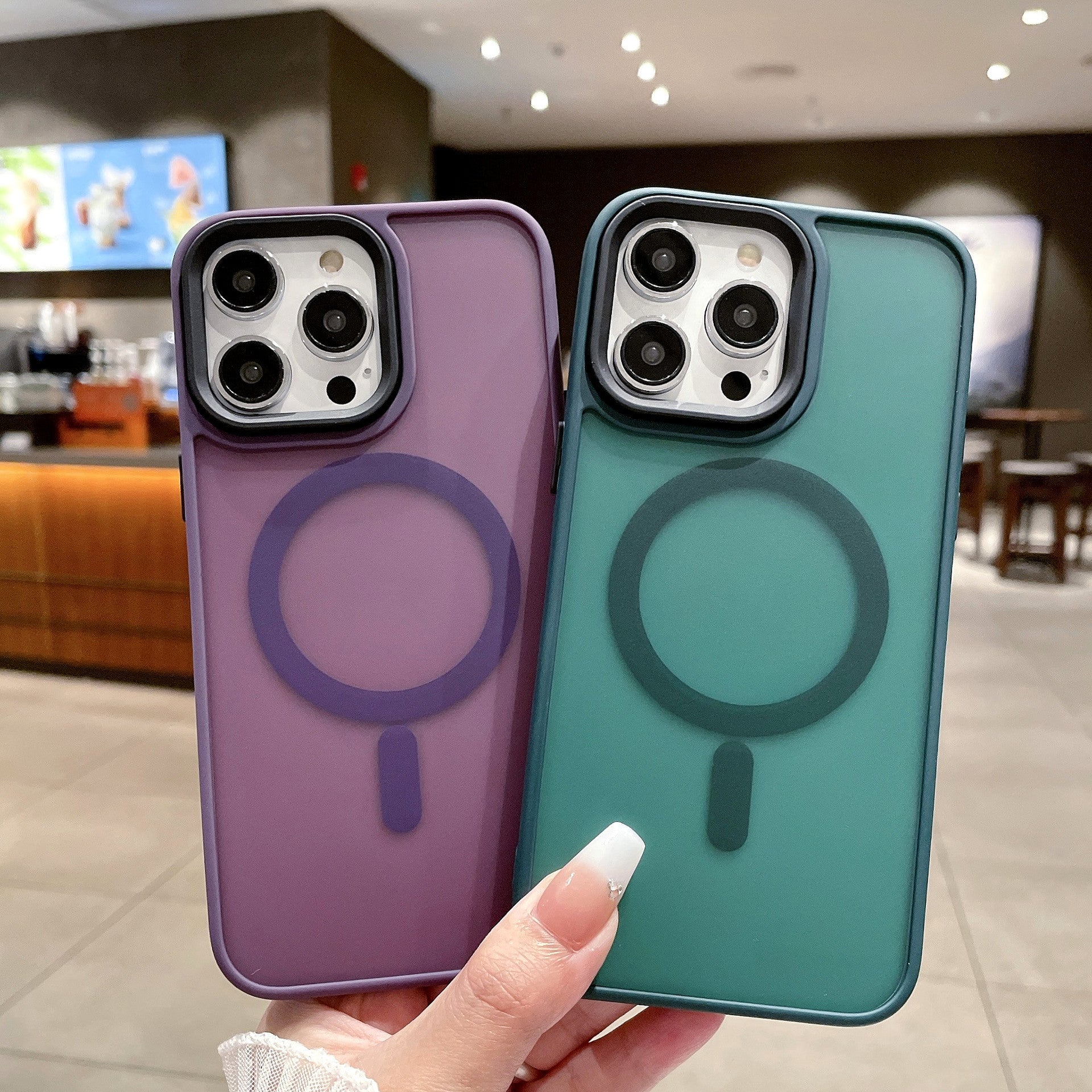 Soft Color Magnetic Phone Case Frosted Feel Protective Shell 576ebde2 f794 4cb7 80d8 b3fbaa0f8864