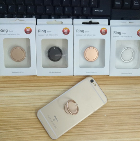 Foreign trade all metal round mobile phone ring bracket export quality support customized  manufacturers - 图片 3
