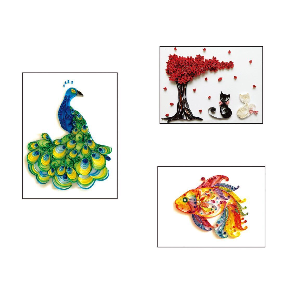 DIY Paper Craft Quill Art Kit 57780049862529