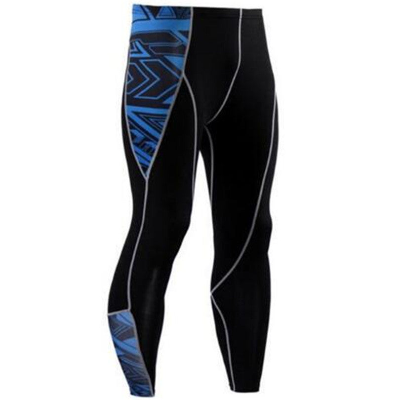 Summer Men's Blackout Compression Tight Fitting Pants 5781364669320