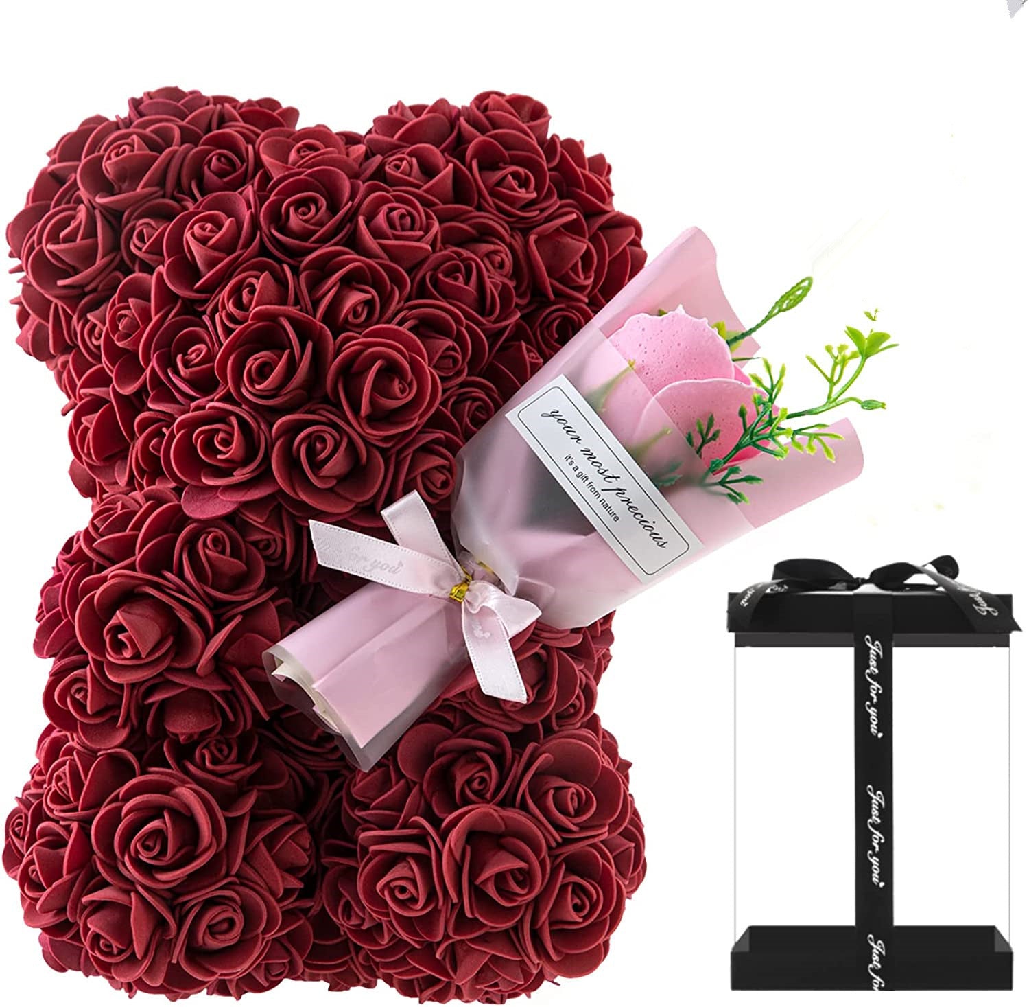 Rose Bear Preserved Fresh Flower Valentine's Day Birthday Gift 57905ff1 efec 4fd4 8c7c aff5f7b98d22