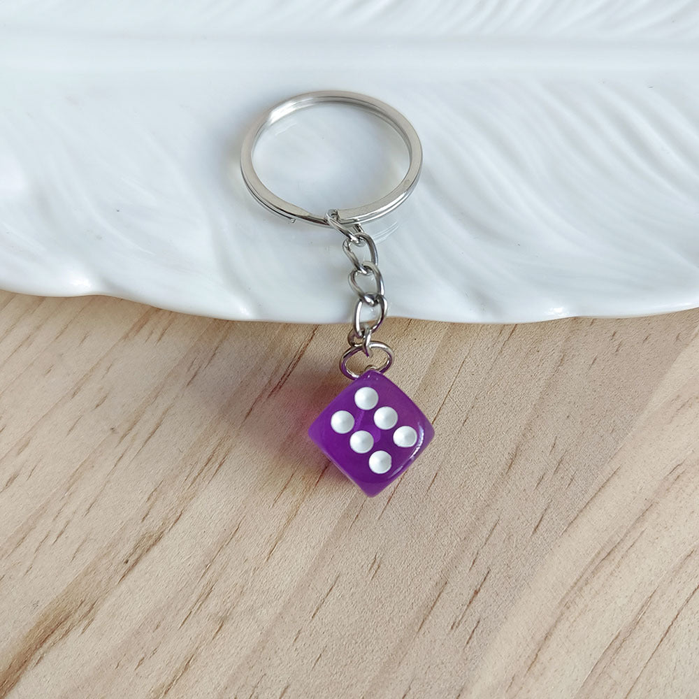 Creative Small Size Dice Keychain DIY Bag Bag Charm 5799453b d60a 45bd 9631 3cef17d40f86